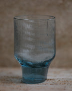 Fabio Frontini “Azteca” Sculptural Tumbler Set of 12 — Arnolfo di Cambio, Italy 1970s